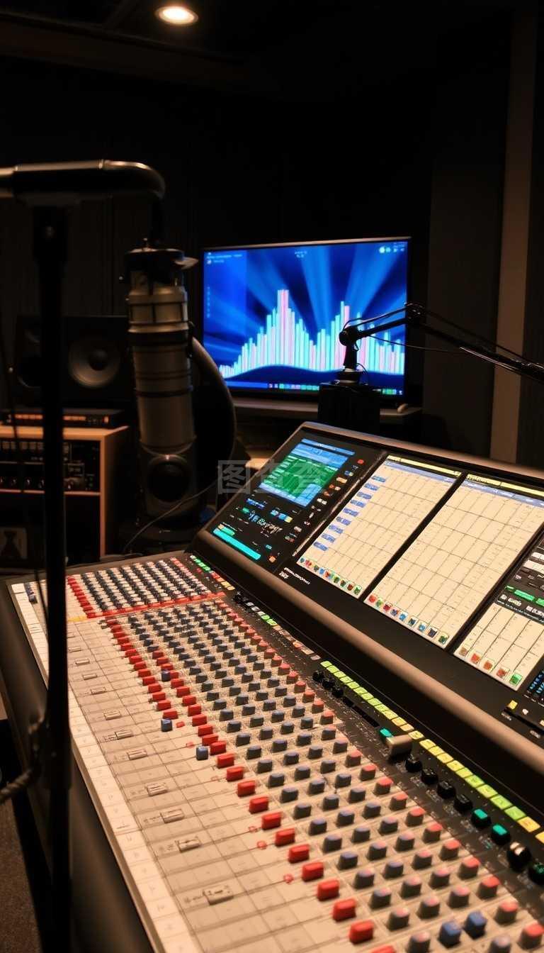 錄音棚混音臺(tái)專業(yè)音樂制作